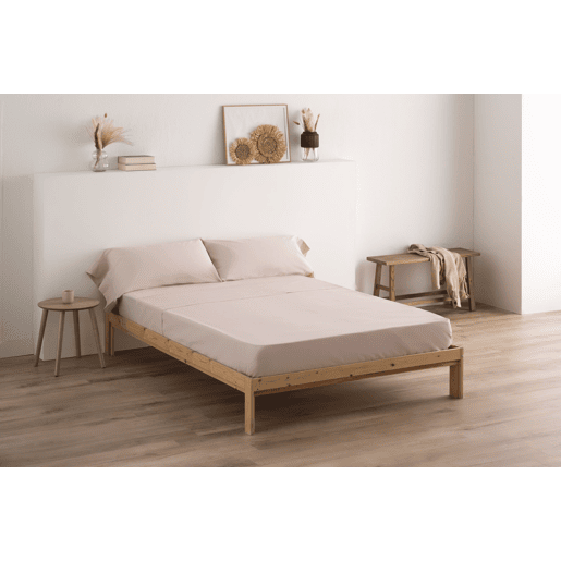Conjunto de Lençóis Design Rosa Pálido Cama 180cm (4 peças) Donegal Collections