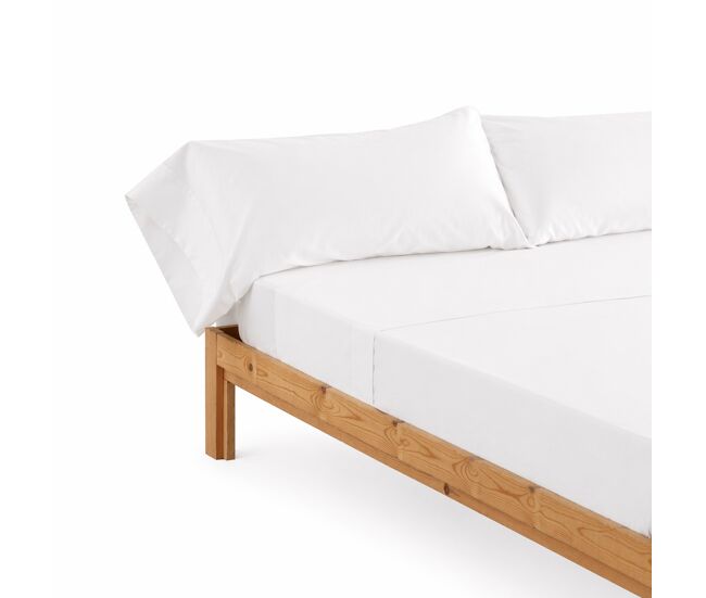Juego de sábanas design blanco cama 105cm (3 piezas) donegal collections