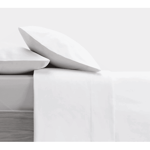 Conjunto de Lençóis Design Branco Cama 105cm (3 peças) Donegal Collections