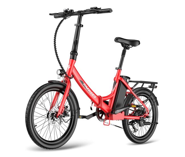Bicicleta eléctrica | fafrees | f20 light | 250w 36v20ah 20" disco - rojo