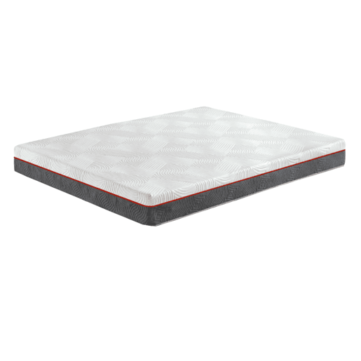 Conjunto de cama articulada elétrica 90x190 cm com colchão viscoelástico Nert, 5 seções, motor, controle remoto e 7 zonas.