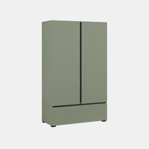 Roupeiro pequeno 2 portas 1 gaveta Lilia Green