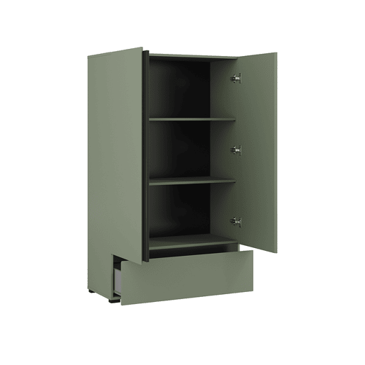 Roupeiro pequeno 2 portas 1 gaveta Lilia Green