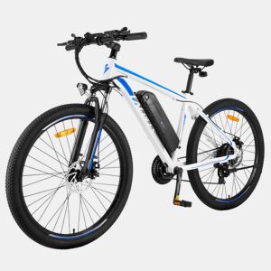 Bicicleta Elétrica | FAFREES | F28 MT | 250W 36V15Ah 27,5 Disco - Branco-Azul