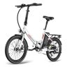 Bicicleta Elétrica | FAFREES | F20 LIGHT | 250W 36V20Ah 20 Disco - Branco