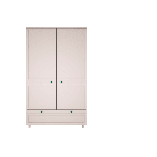 Roupeiro 2 portas 1 gaveta Wood Luck Gabriel Caxemira