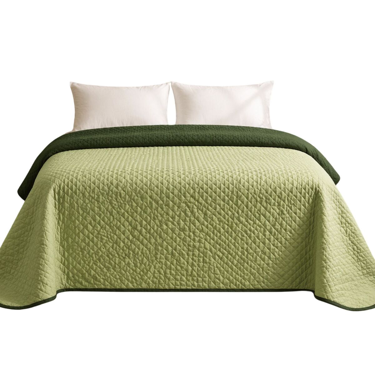Colcha Bouti Bicolor Reversible Fabricada en España 