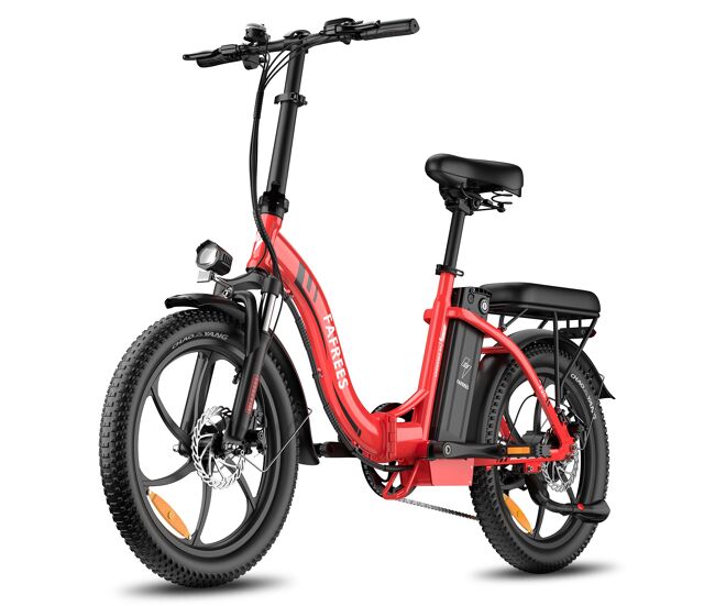 Fafrees f20 e-bike - motor 250w batería 36v18ah, freno disco, 20" - rojo