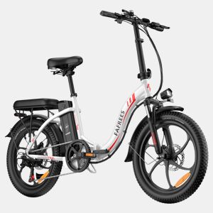 FAFREES F20 E-bike - Motor 250W, Bateria 36V18Ah, Disco, 20, - Branca