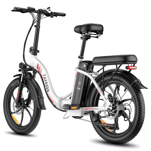 FAFREES F20 E-bike - Motor 250W, Bateria 36V18Ah, Disco, 20, - Branca