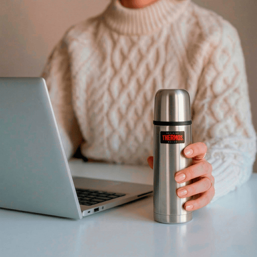 Thermos Garrafa térmica em aço inoxidável 500 ml prata