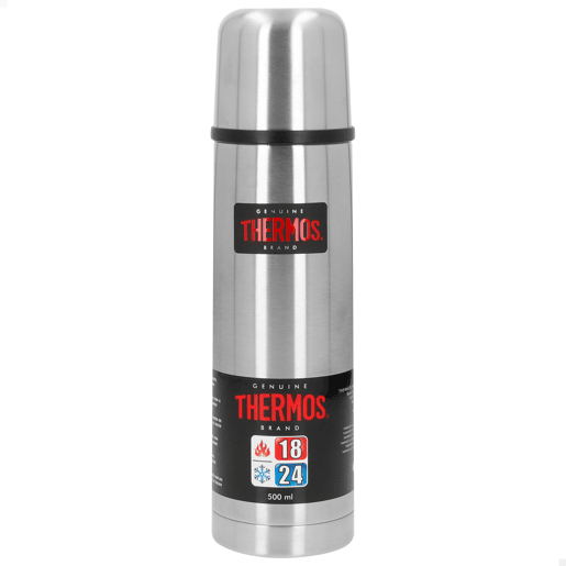 Thermos Garrafa térmica em aço inoxidável 500 ml prata