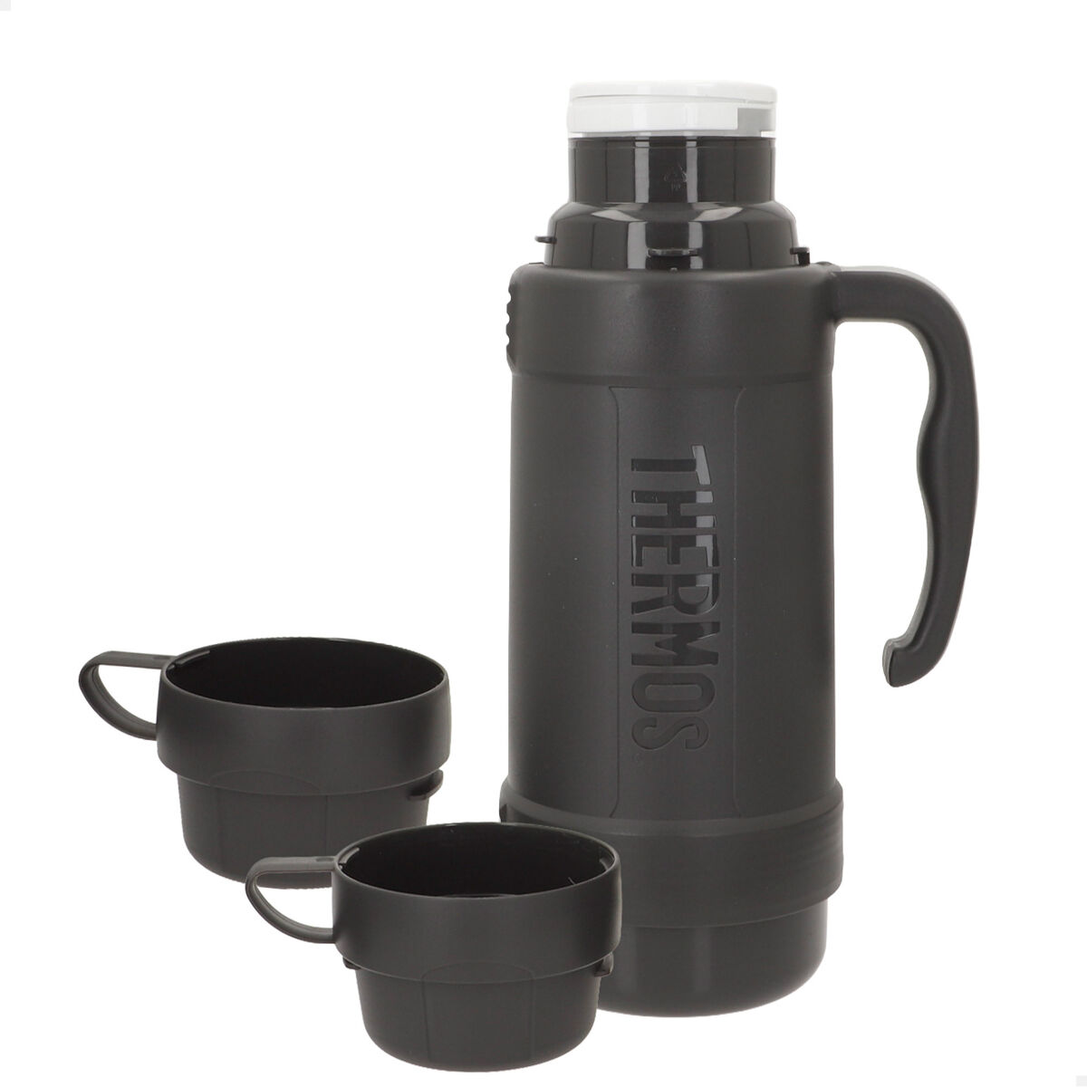 Thermos - Botella térmica doble pared  con 2 vasos