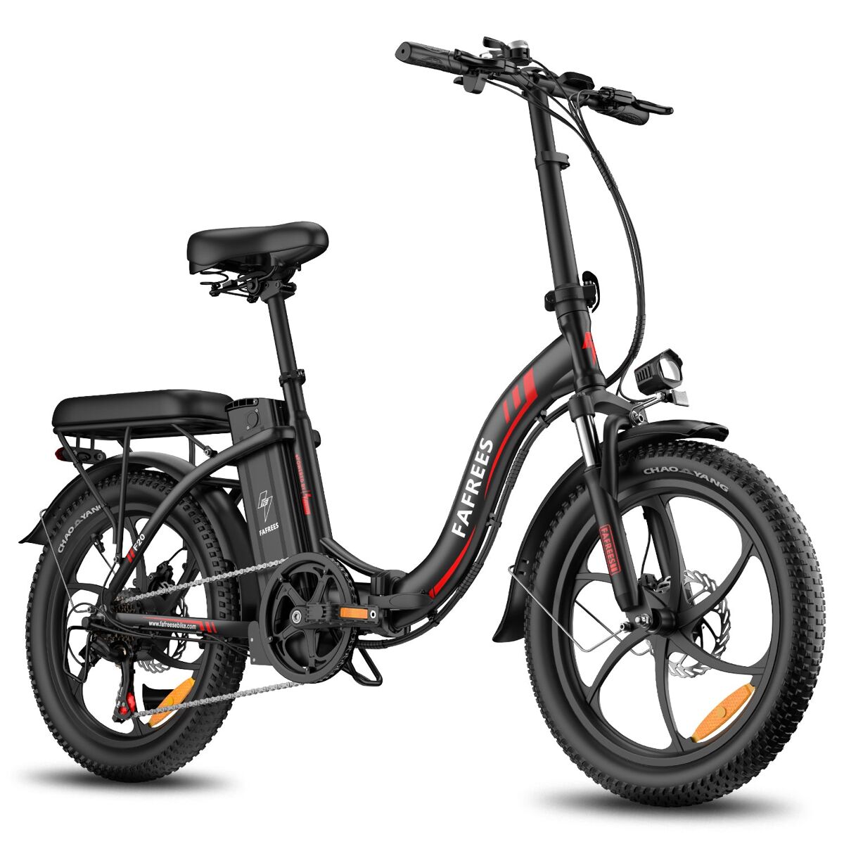 FAFREES F20 Bicicleta Eléctrica - Motor 250W Negro