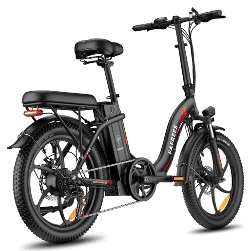 FAFREES F20 E-bike - Motor 250W, Bateria 36V18Ah, Disco Mecânico, 20 - Preta