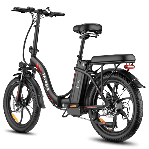 FAFREES F20 E-bike - Motor 250W, Bateria 36V18Ah, Disco Mecânico, 20 - Preta