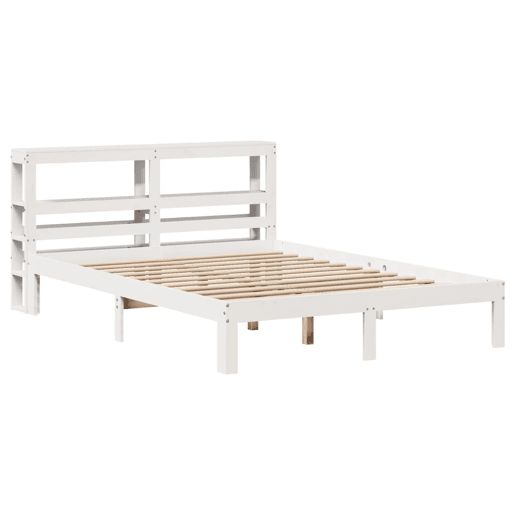 Estrutura De Cama Dupla para adultos c cabeceira - 120x200 cm branco Estrutura De Cama Dupla para adultos c cabeceira - 120x200 cm branco