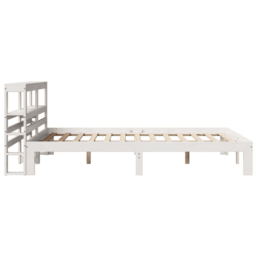 Estrutura De Cama Dupla para adultos c cabeceira - 120x200 cm branco Estrutura De Cama Dupla para adultos c cabeceira - 120x200 cm branco