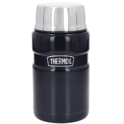 Garrafa térmica para alimentos Thermos 710 ml em aço inoxidável azul metalizado