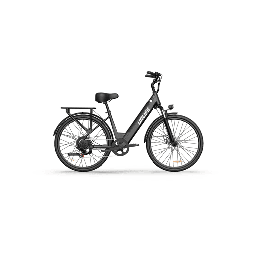 Bicicleta Elétrica URLIFE E26 - Motor 250W Bateria 48V10.4Ah Pneus 26 polegadasTravões de disco - Preta