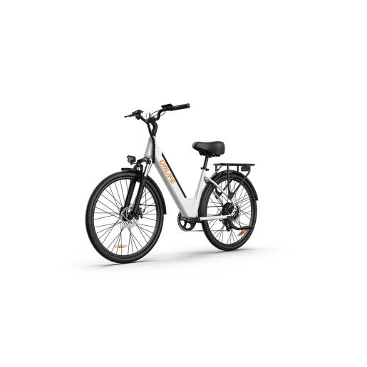Bicicleta Elétrica URLIFE E26 - Motor 250W Bateria 48V10.4Ah Pneus 26 polegadasTravões de disco - Branco