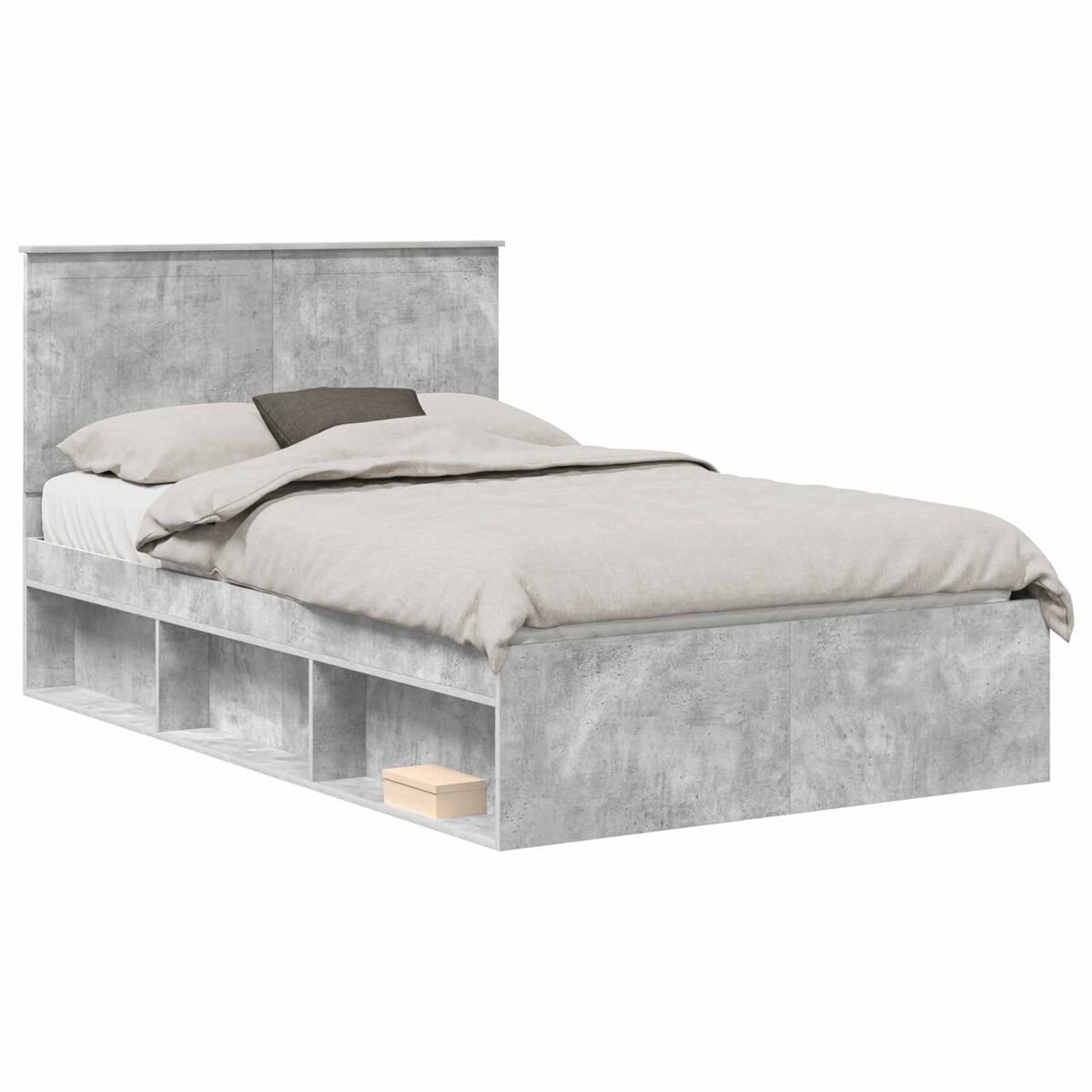 Estructura de cama 123x210 Gris
