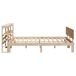 Estructura de cama 126x214 Estructura de cama 126x214 Blanco