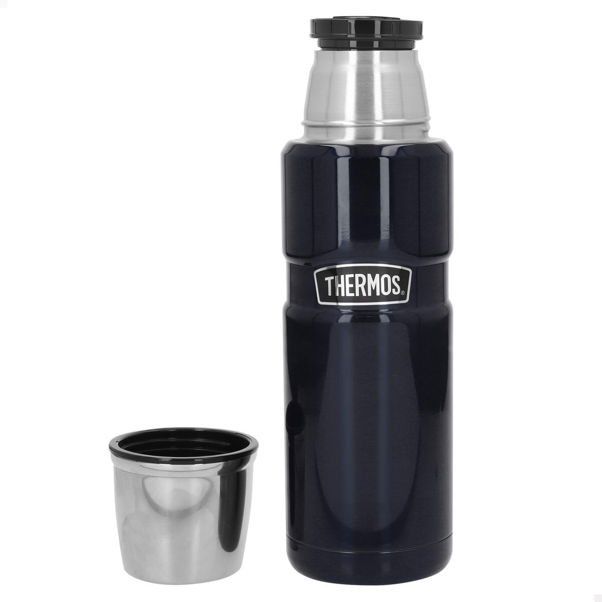 Thermos botella térmica acero inoxidable 470 ml azul
