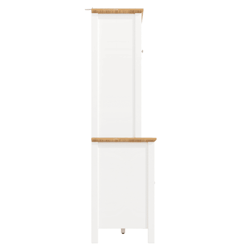 Armário alto 120x40x179 cm - 4 portas, 3 gavetas, LED - Branco Armário alto 120x40x179 cm - 4 portas, 3 gavetas, LED - Branco