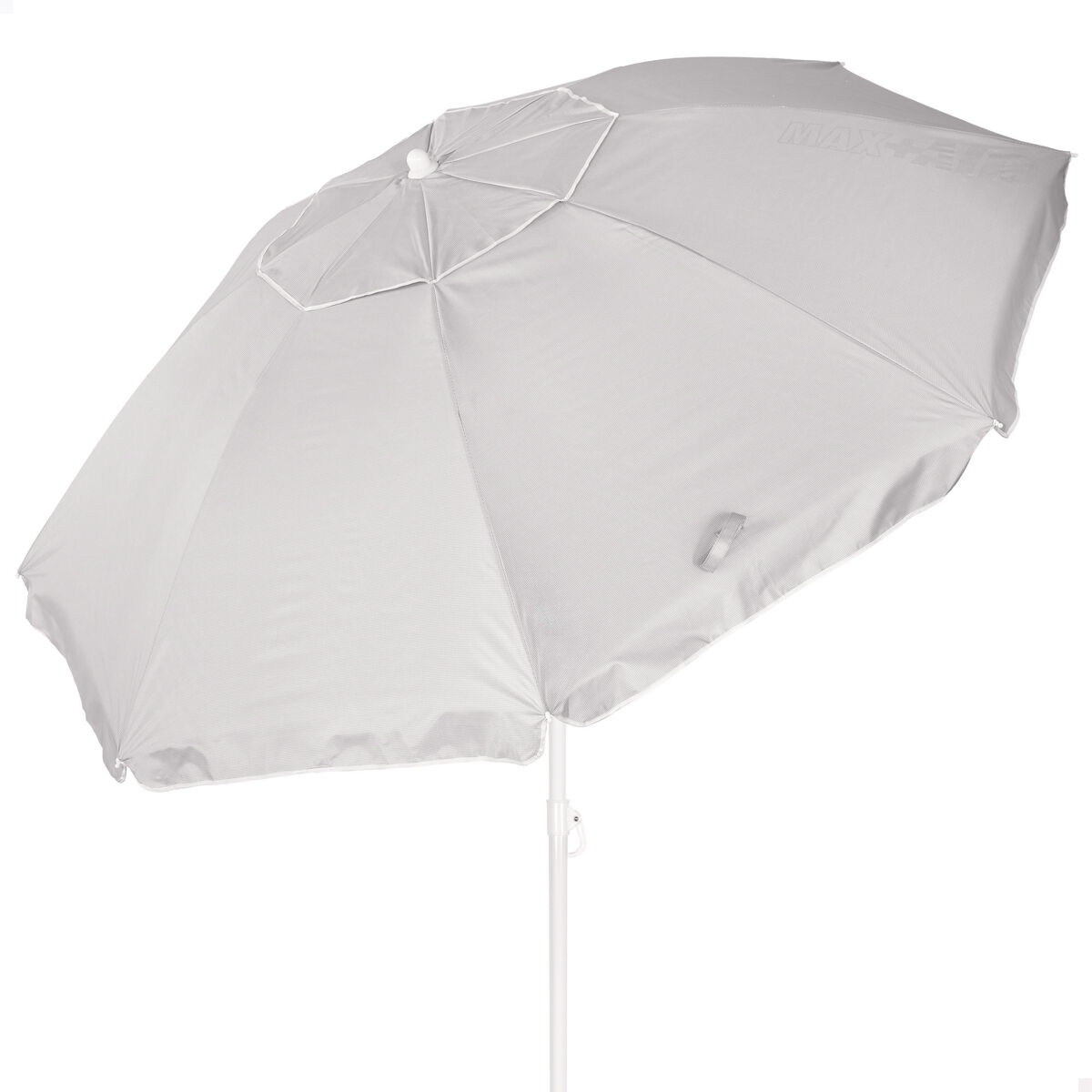 Aktive sombrilla de playa 8 varillas 220 cm gris inclinable uv50
