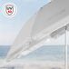 Aktive Sombrilla de playa 8 varillas inclinable UV50 220x220 Aktive Sombrilla de playa 8 varillas inclinable UV50 220x220 Gris
