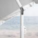 Aktive Sombrilla de playa 8 varillas inclinable UV50 220x220 Aktive Sombrilla de playa 8 varillas inclinable UV50 220x220 Gris