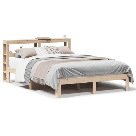 Estrutura De Cama De Casal c cabeceira - 120x190 cm pinho maciço