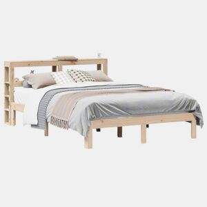 Estrutura De Cama De Casal c cabeceira - 120x190 cm pinho maciço