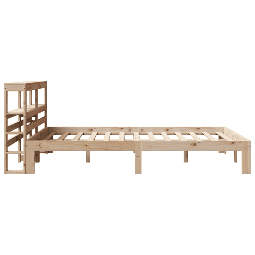 Estrutura De Cama De Casal c cabeceira - 120x190 cm pinho maciço