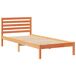 Estructura de cama simple para adultos 105x215 Estructura de cama simple para adultos 105x215 Marrón