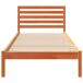 Estructura de cama simple para adultos 105x215 Estructura de cama simple para adultos 105x215 Marrón