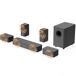 Barra de sonido para TV Hiwill-Audio N512 -400W 5.1.2 Dolby Atmos Barra de sonido para TV Hiwill-Audio N512 -400W 5.1.2 Dolby Atmos Negro