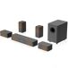 Barra de sonido para TV Hiwill-Audio N512 -400W 5.1.2 Dolby Atmos Barra de sonido para TV Hiwill-Audio N512 -400W 5.1.2 Dolby Atmos Negro