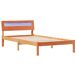 Estructura de cama simple para adultos 95x202 Estructura de cama simple para adultos 95x202 Marrón