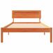 Estructura de cama simple para adultos 95x202 Estructura de cama simple para adultos 95x202 Marrón