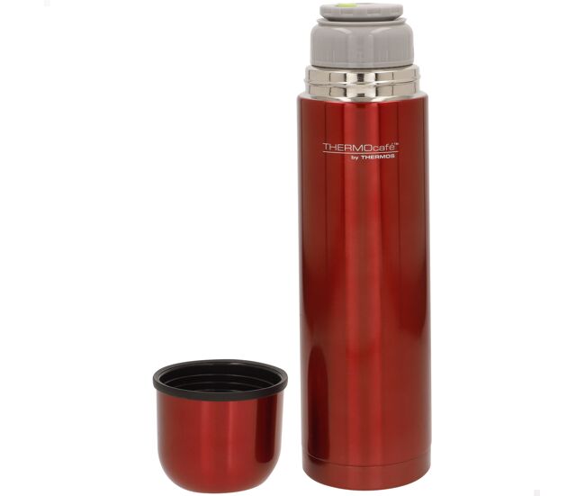 Thermos botella térmica acero inoxidable 1l rojo