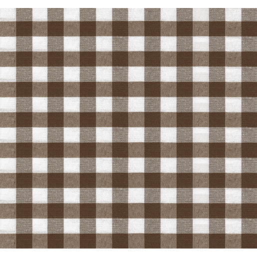 Toalha de mesa Vichy Marrom Teflon Pronta 100x140cm Donegal Collections