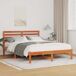 Estructura de cama simple para adultos 125x205 Estructura de cama simple para adultos 125x205 Marrón