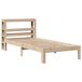 Estructura de cama individual para adultos 96x222 Estructura de cama individual para adultos 96x222 Natural