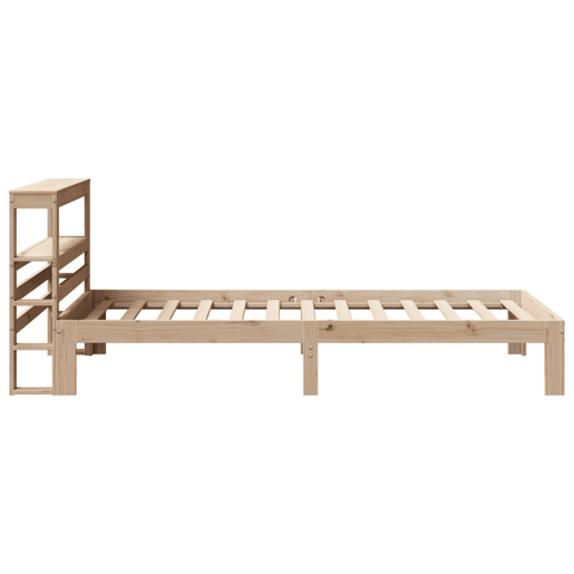 Estrutura de cama de solteiro para adultos com cabeceira 90x200 cm pinho maciço Estrutura de cama de solteiro para adultos com cabeceira 90x200 cm pinho maciço