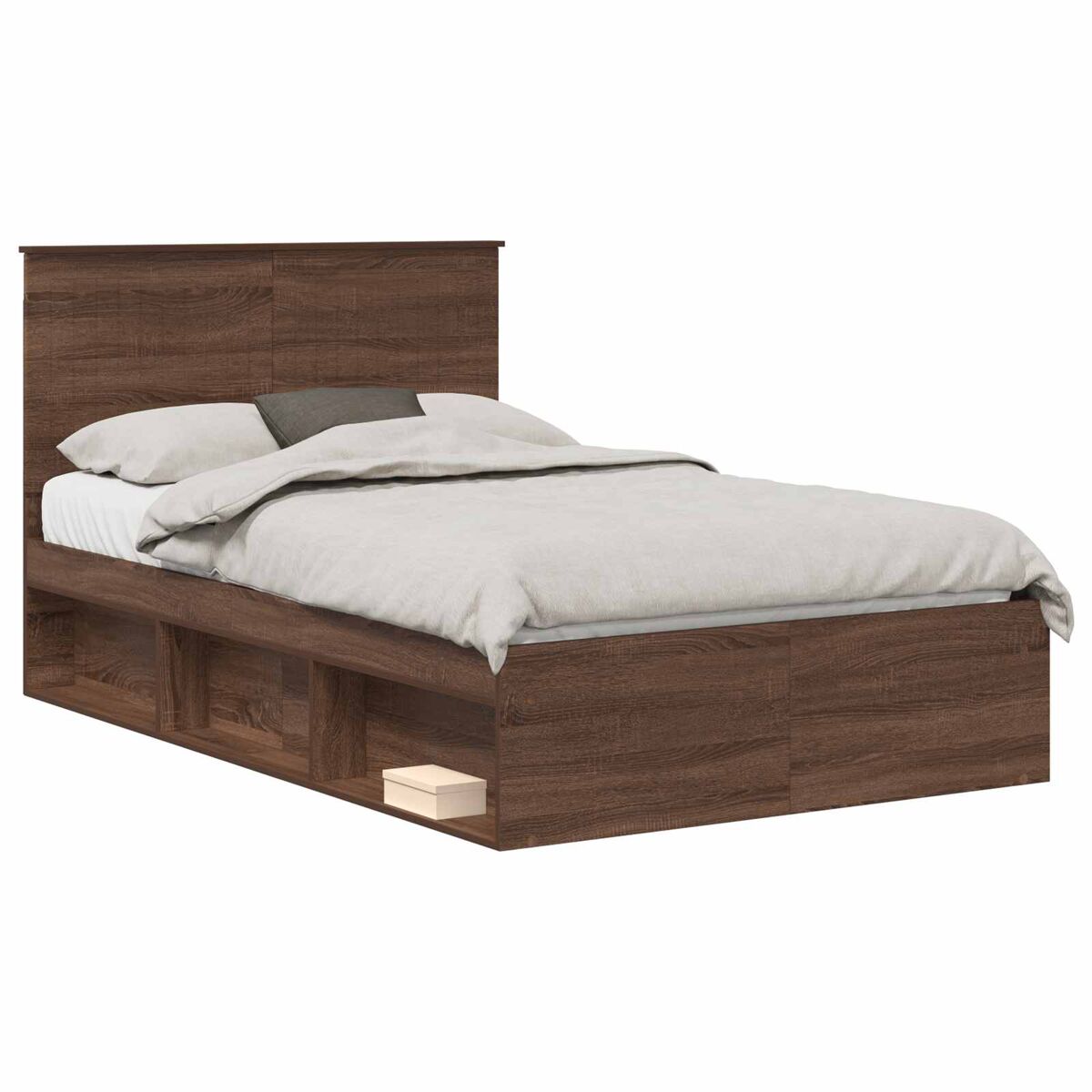 Estructura de cama 123x210 Roble
