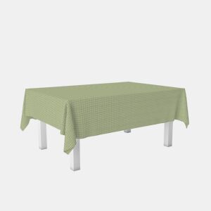 Toalha de mesa Vichy Pequena Verde Pistacho Teflon Pronta 100x140cm Donegal Collections