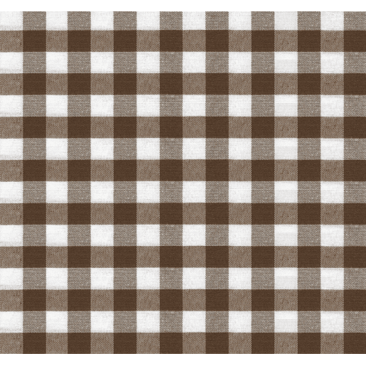 Toalha de mesa Vichy Marrom Teflon Pronta 250x140cm Donegal Collections