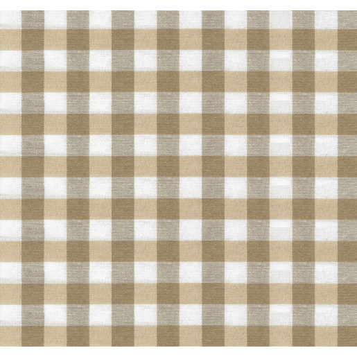 Toalha de mesa Vichy Taupe Teflon Pronta 180x140cm Donegal Collections